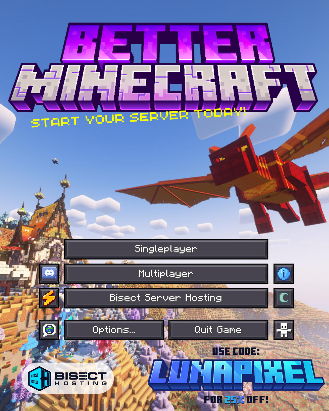 Minecraft Instagram Post