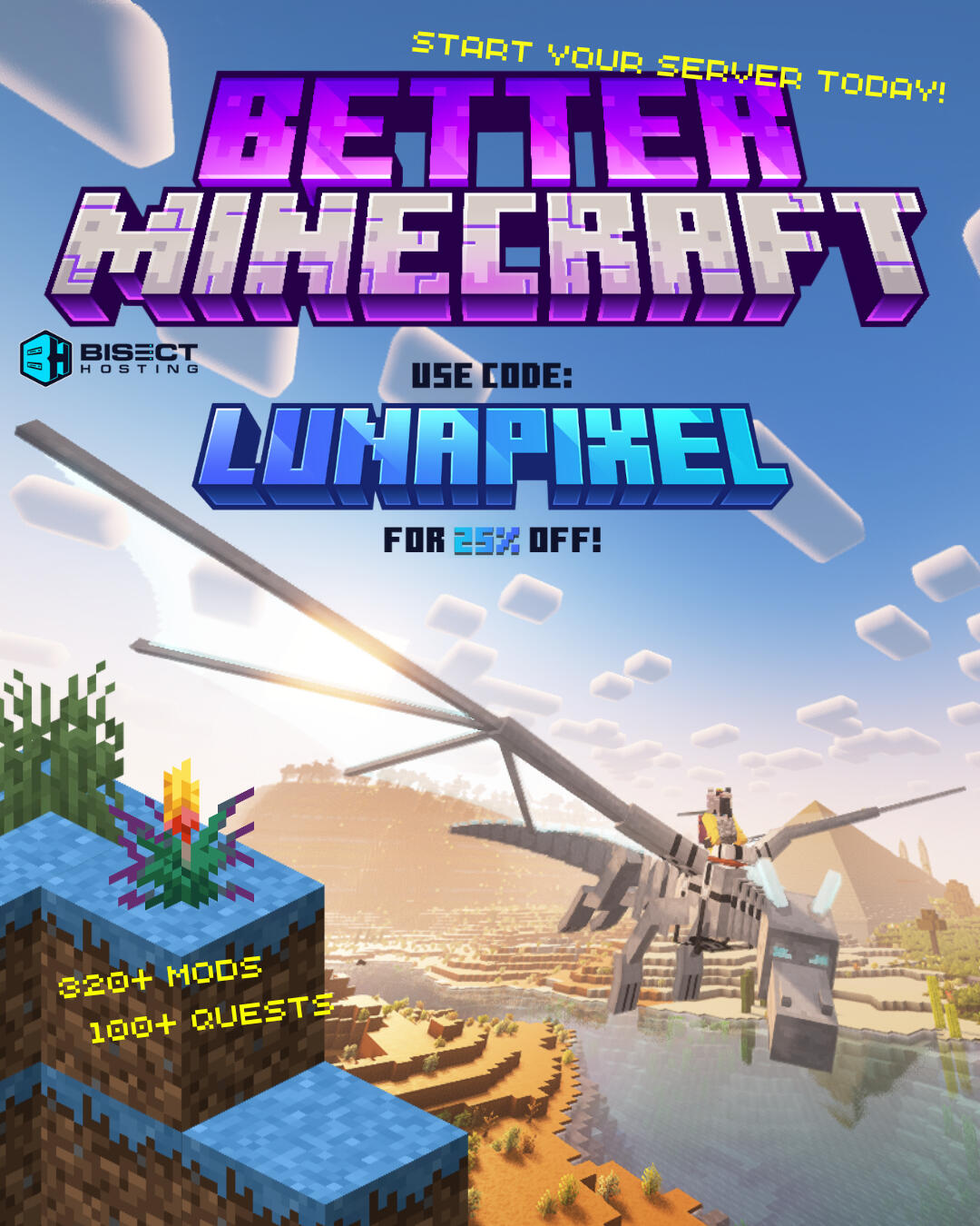 Minecraft Instagram Post