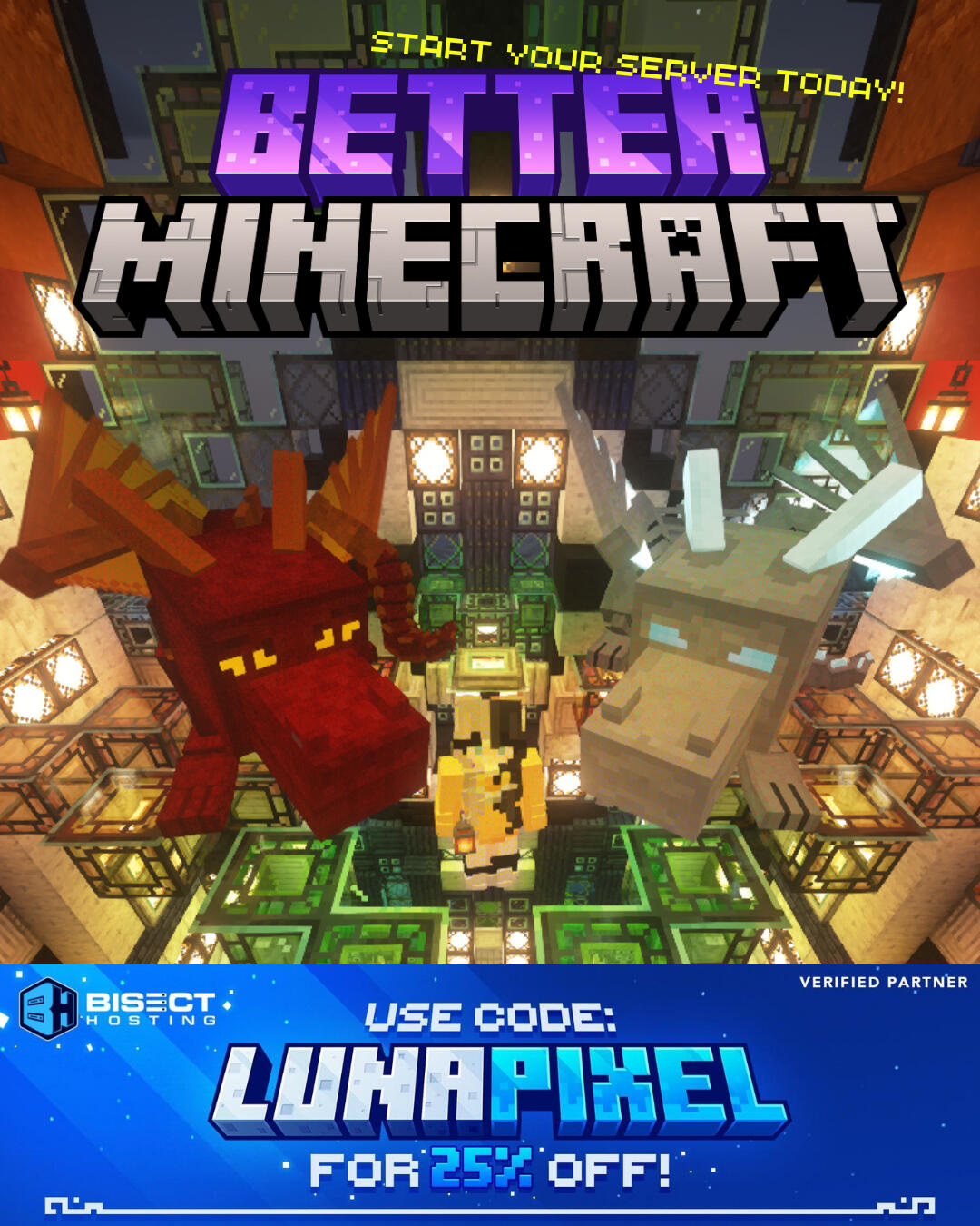 Minecraft Instagram Post