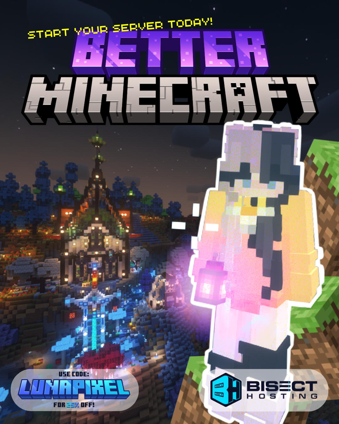 Minecraft Instagram Post