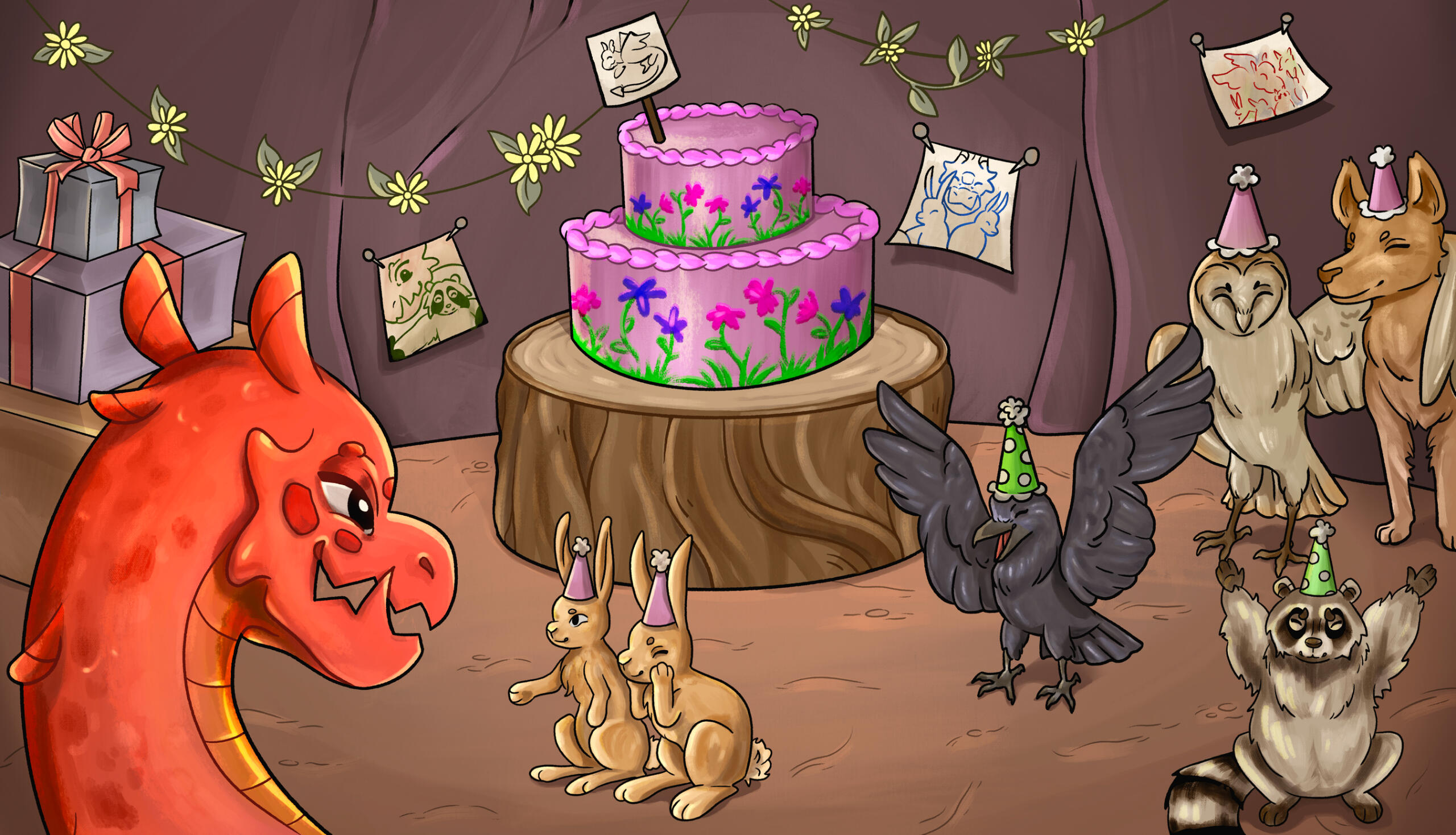 Crash, the dragon who collected trash.