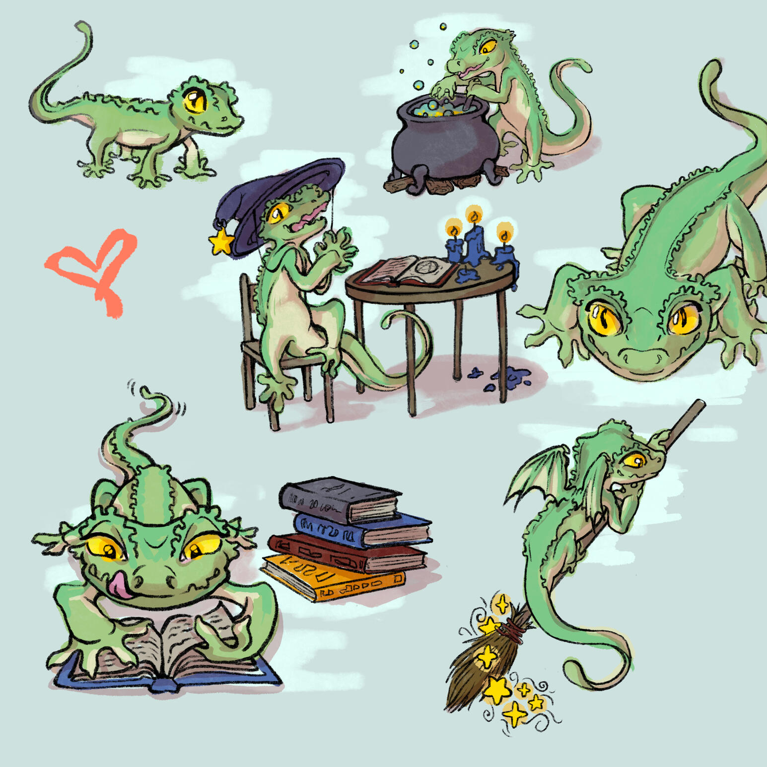 gecko witch